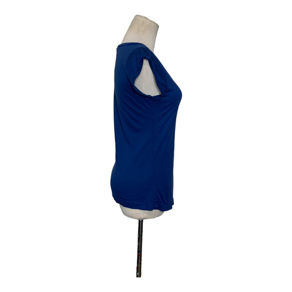 Jodi Arnold for The Limited short sleeves blue tee size small - Picture 7 of 8